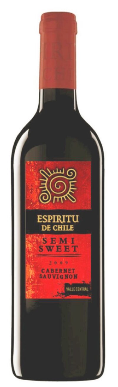 ESPIRITU DE CHILE SEMI SWEET CABERNET SAUVIGNON 12% 75CL-0