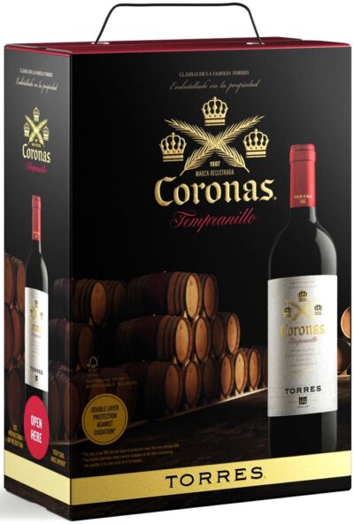 Torres Coronas Tempranillo 13,5% 300cl BIB-0