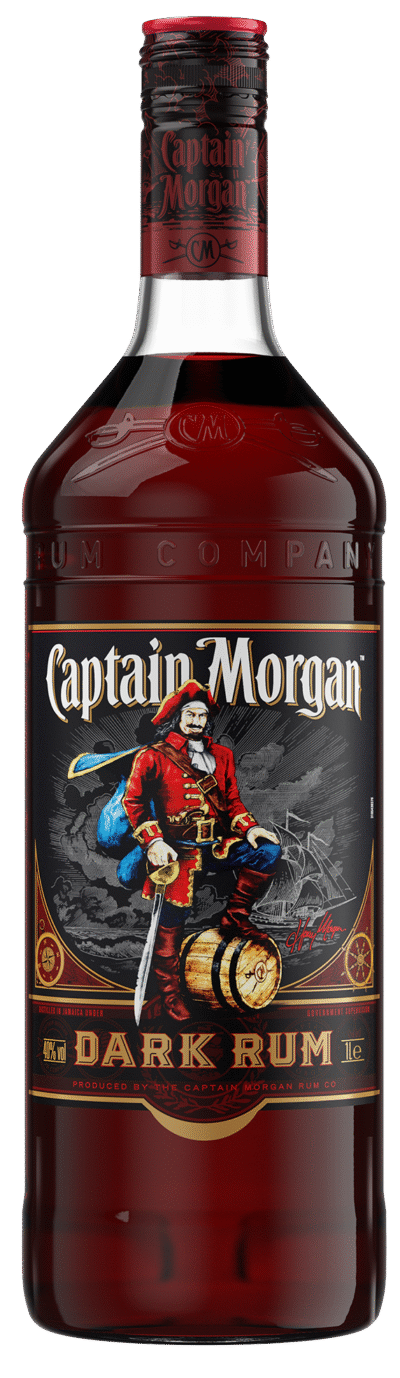 Captain Morgan Dark Rum 40% vol 100CL-0