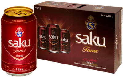 Saku Tume 6,7% vol 33CL x 24-0