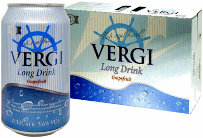 Vergi Long Drink Grapefruit 5,6% vol 33CL x 24-0