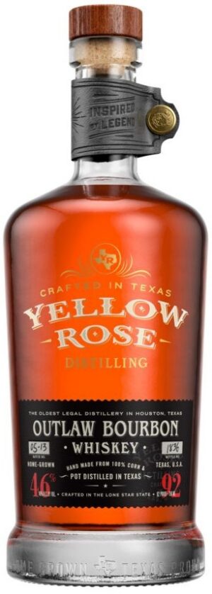YELLOW ROSE OUTLAW BOURBON WHISKEY 46% 70CL-0