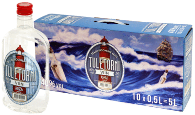 Tuletorni Vodka 40% vol 10x50CL PET-0