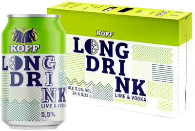 Koff Long Drink Lime&Vodka 5,5% 33CL x 24-0