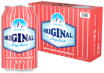 Hartwall Original Long Drink Red Grapefruit 5,5% vol 33CL x 24-0