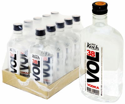 Koch Vol 38 Vodka 38% vol 10x50CL PET-0