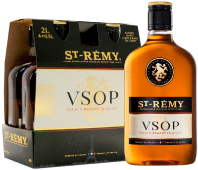 ST. REMY AUTHENTIC VSOP 36% vol 50CL PET 4-Pack-0