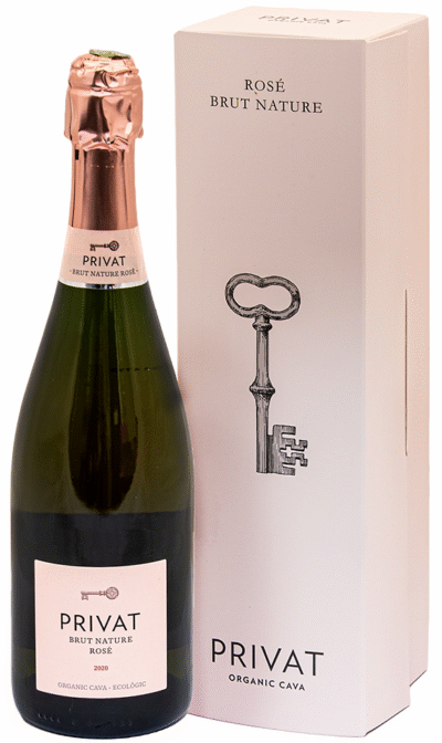 Privat Organic Cava Rose Brut Nature 11,5% vol 75CL-0