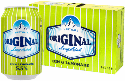 Hartwall Original Long Drink Lemonade 5,5% vol 33CL x 24-0