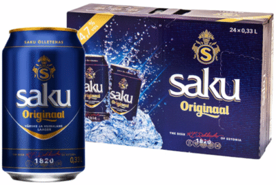 Saku Originaal 4,7% vol 33CL x 24-0
