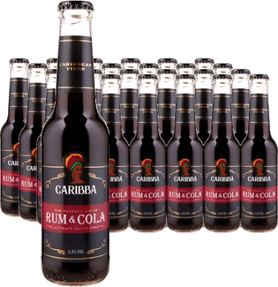 Caribba Rum & Cola 4,5% vol 27,5cl x 12